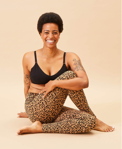 Leopard Print Maternity Gym Wear Leggings