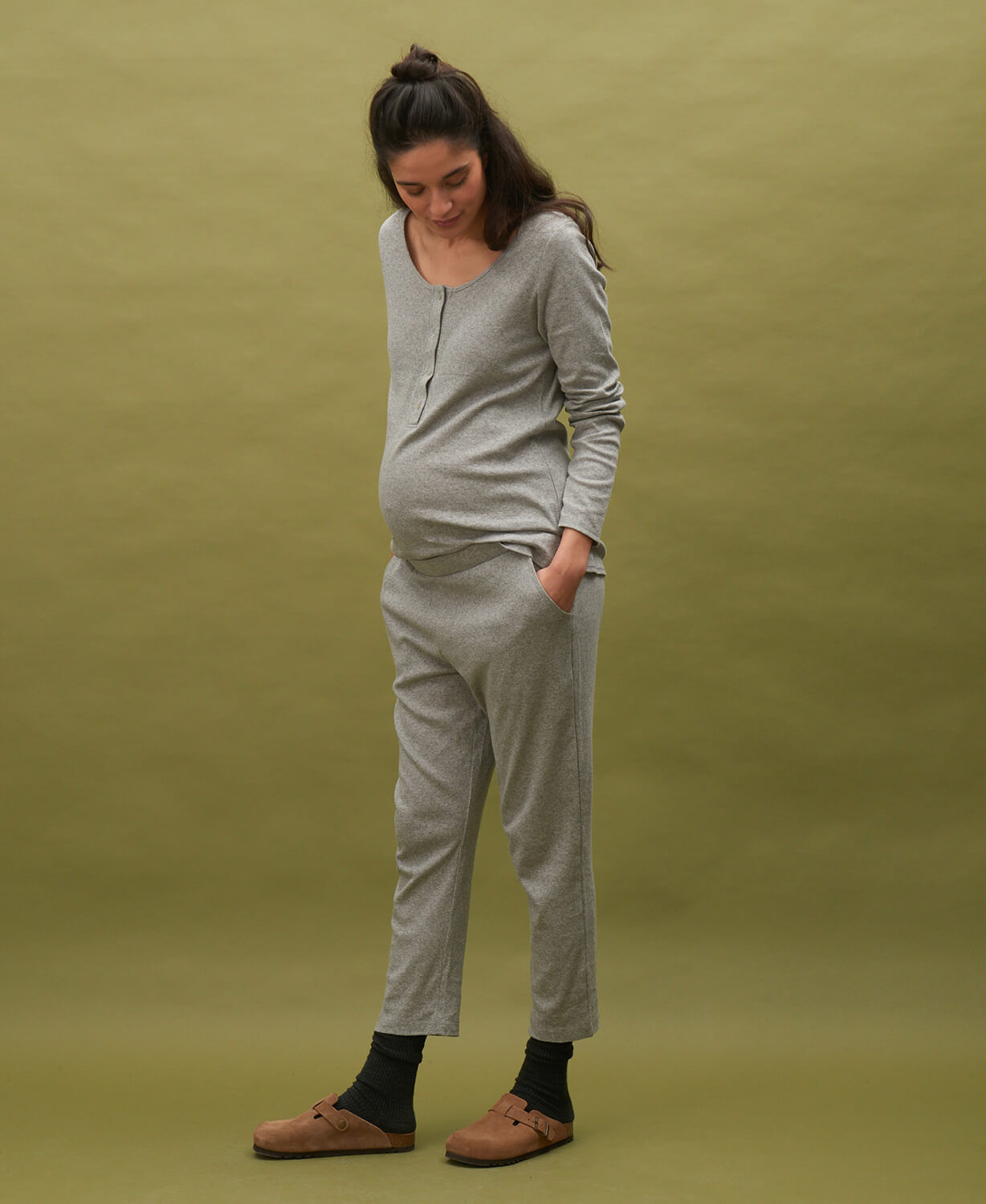 Irdcomps Ensemble de Pyjama Maternité Coton Pyjama de maternité