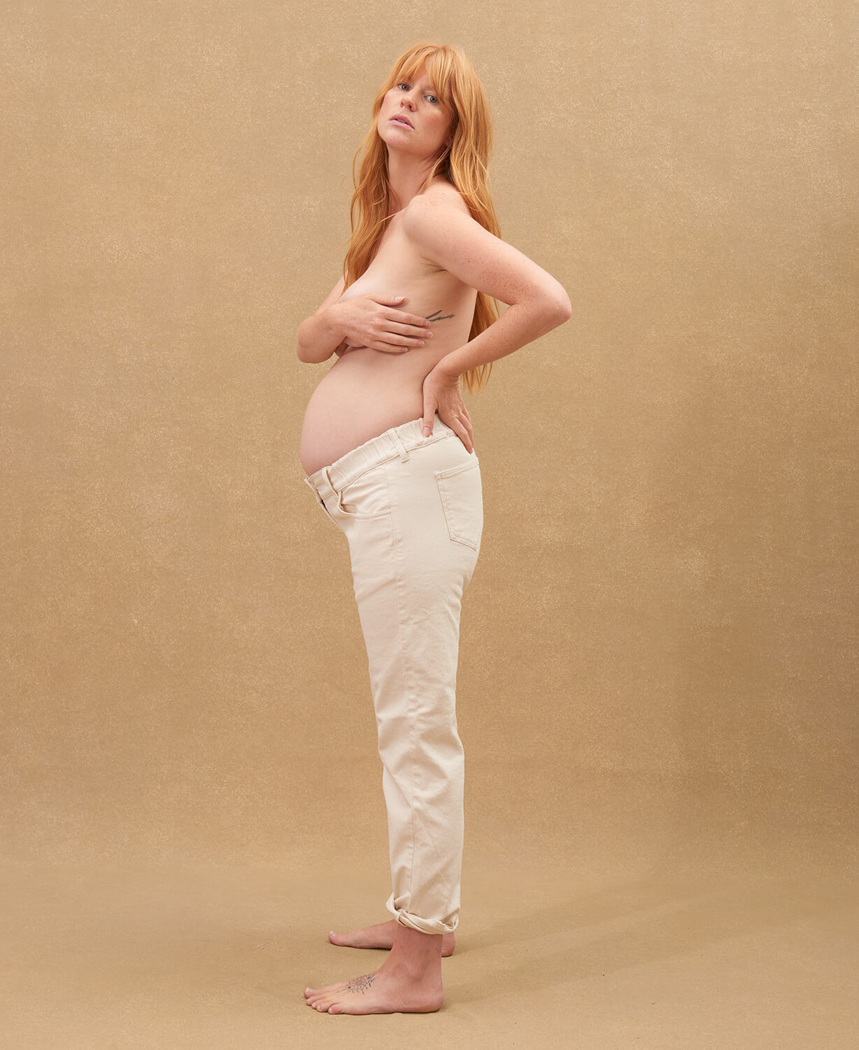 fvwitlyh Maternity Tops Womem Pants Slip Elastic Double Mesh